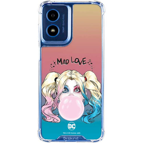 DC Comics Harley Quinn Mad Love Moto G 5G (2024) Clear Case
